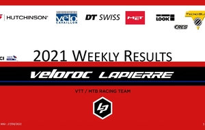 Weekly Results VELOROC-LAPIERRE