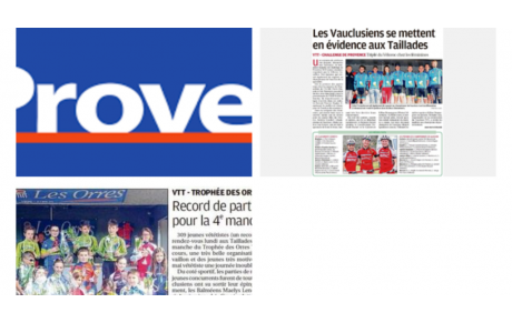 Article La Provence 03/05/2017