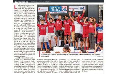 Article La Provence 25/08/2018