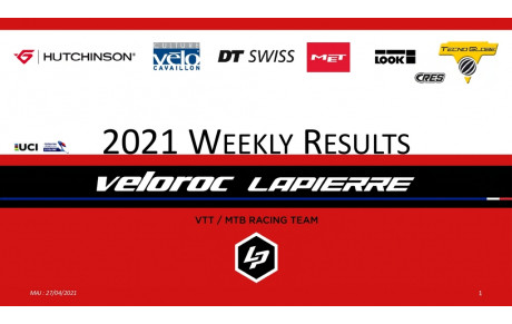 Weekly Results VELOROC-LAPIERRE