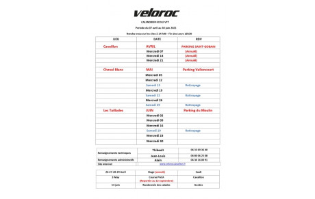 INFO ECOLE VTT