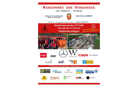 Randonnée des Vendanges (tardives) les Imberts 2024